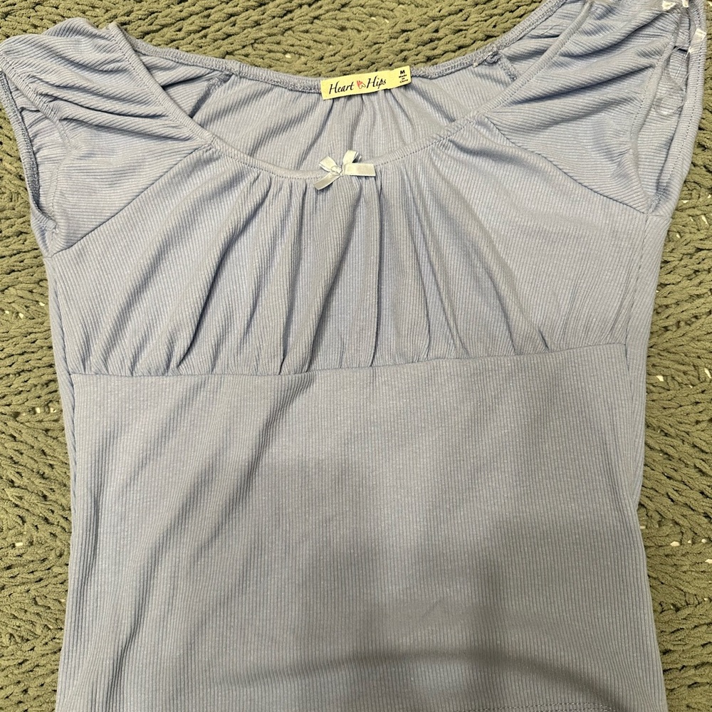 Heart & Hips Women's Blue Top